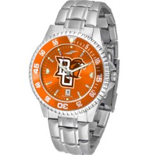 Bowling Green Falcons Competitor AnoChrome Steel Band Watch