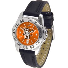 Bowling Green Falcons Sport Leather Band AnoChrome-Ladies Watch