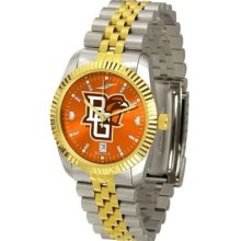 Bowling Green State Falcons Men's Stainless Steel Alumni Dress Watch