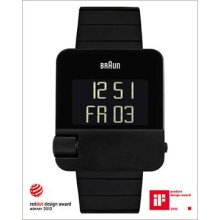 Braun Prestige BN10 Digital Watch Black Bracelet