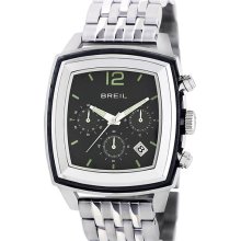 Breil 'Orchestra' Large Square Chronograph Watch Silver