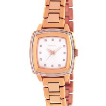 Breil 'Orchestra' Square Case Bracelet Watch Rosegold