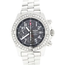 Breitling Aeromarine Avenger Skyland A13380 Grey Swiss Chronograph Mens Watch