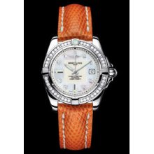 Breitling Galactic 32 Steel Diamond Watch #540