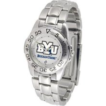 Brigham Young Cougars BYU NCAA Womens Steel Sports Watch ...