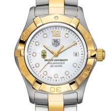 Brown TAG Heuer Watch - Women's Two-Tone Aquaracer w/ Dia