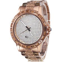 Brown Women's Alloy Analog Quartz Bracelet Watch