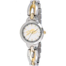 Buffalo Bills Stainless Steel and Gold Ladies GameTime Elegance Watch