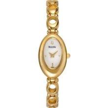 Bulova 97v21 Gold Tone Bracelet Women's Watch