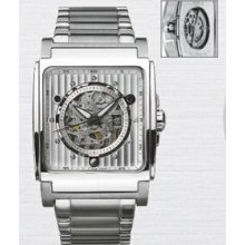 Bulova Bva Series 105 Men`s Mechanical Square Dial Dress Watch