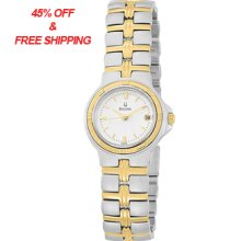 Bulova Designer Stainless Steel Womenâ€™s Wrist Watch 98m36 Retail $ 250.00