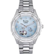 Bulova Heart Dial Automatic Ladies Watch 96R151