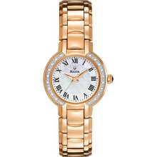 Bulova Ladies Diamond - 98R156 Watches : One Size