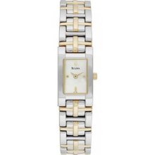 Bulova Ladies Two-tone Stainless Steel Quartz Watch 98t68