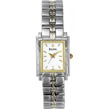 Bulova Ladies Two-tone Watch 98T78