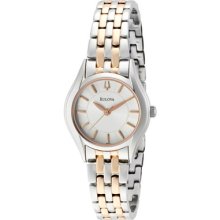 Bulova Women's Wrist Watch 98l143 Stainless Steel Analogue Water Resistant 30m