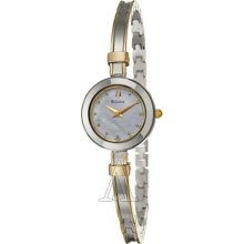 Bulova's Women's Bangle Collection watch #98L120