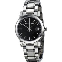 Burberry Black Dial Stainless Steel Unisex Watch BU9001