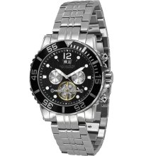 Calvaneo Sea Command Steel Black Automatic Diver