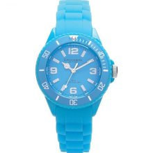 Cannibal Kid's Quartz Watch With Turquoise Dial Analogue Display And Turquoise Silicone Strap Ck215-13