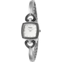 Caravelle by Bulova Women's 43L116 Silver and White Dial Metal