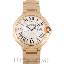 Cartier Ballon Bleu Large 18K Pink Gold Men's Watch - W69006Z2