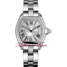 Cartier Roadster Ladies Quartz, Ref W62016v3 Stainless Steel On Bracelet