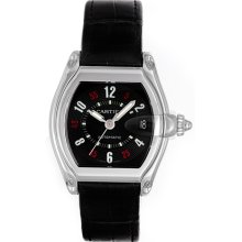 Cartier Roadster Men's Stainless Steel 38mm Watch on Strap W62025V3