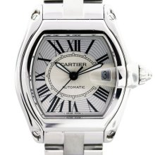 Cartier Roadster W62025v3 Mens Stainless Steel Watch