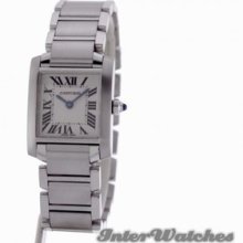 Cartier Tank Francaise Ladies Steel Quartz Watch Year 2011 W51008q3 Offer Now