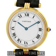 Cartier Vendome Trinity 30mm White Roman Dial Quartz 881003