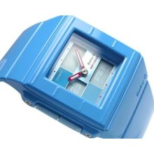 Casio Baby-g, Analog Digital, Ladies Blue Square Watch, Bga200 Bga-200-2e