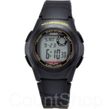 Casio Casual Sports F-200w-9adf | Chronograph | Alarm | Day/date | 50m |