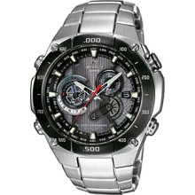 Casio - Eqw-M1100db-1Aer - Gents Watch - Quartz - Analogue - Stainless Steel Silver Strap