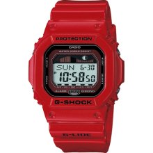 Casio G-Shock GLX5600-4 Tide Graph Moon Date World Time Mens Red