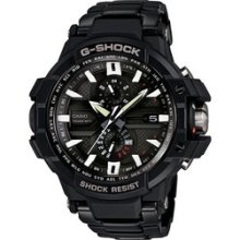 Casio G-shock Gwa1000d-1a Gravity Defier Solar Atomic Multiband-6 Triple-g Black