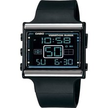 Casio Women's Core LDF10-1AV Black Resin Quartz Watch with Digital Dial