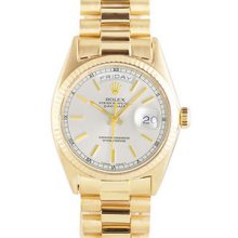 Certified Pre-Owned Rolex Day-Date President Gold Mens Watch 18238