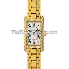 Certified Pre-Owned Small Cartier Tank Americaine Watch WB7043K2