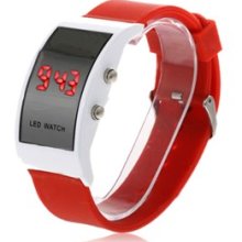 Chic LED Digital Light Display Wrist Watch Silicone Band