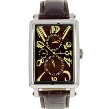 Christian Van Sant Watches Men's Brown Dial Brown Leather Brown Leathe