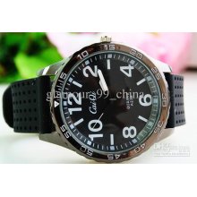 Christmas Gifts Fashion Women's Casual Big Dial Strap Watch 148358