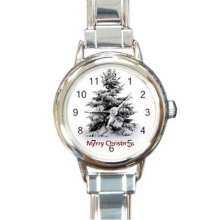 Christmas Vol 1 16 Starter Italian Charm Links Round Watch 14