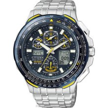 Citizen Atomic Blue Angels Skyhawk Stainless Steel Blue JY0040-59L