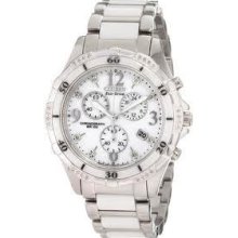 Citizen Authorized Dealer Fb1230-50a Ceramic Chronograph Eco-drive Ladies Watch