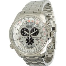 Citizen Bl5400-52a Men's Eco-drive Stainless Steel Perpetual Calendar Watch