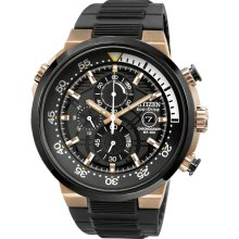 Citizen CA0448-08E Men's Endeavor Eco-Drive Black Dial Chronograph Div