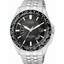 Citizen Cb0020-50e Radio Controlled World Time Eco-drive 200m Uk Seller