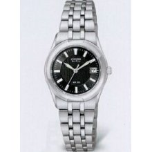 Citizen Eco Drive Ladies` Silver Corso Watch (26 Mm Case)