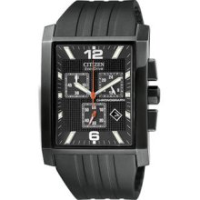 Citizen Eco Drive Largo Men's Strap Black Dial AT0915-06E